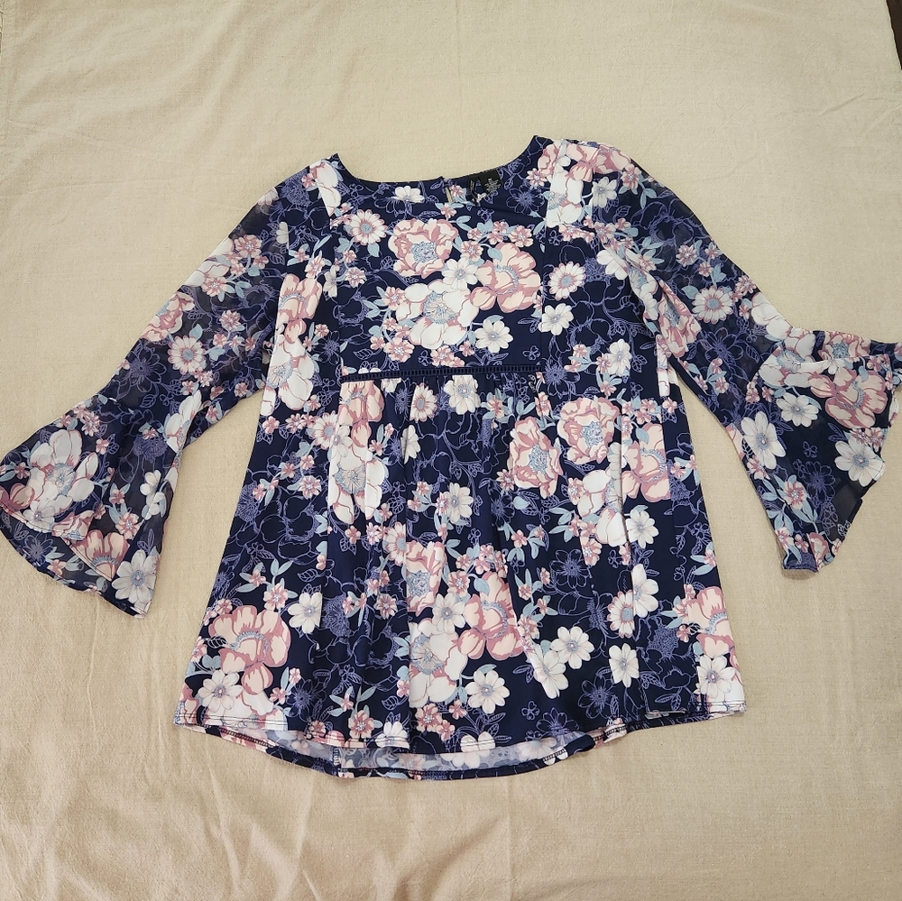 New Directions Woman Blouse | size 0X | Floral